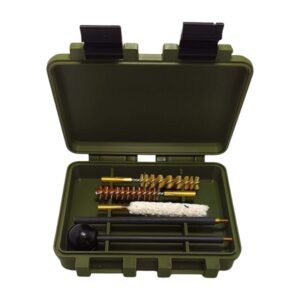Čistilni set za kratkocevno orožje 9 mm - zelen